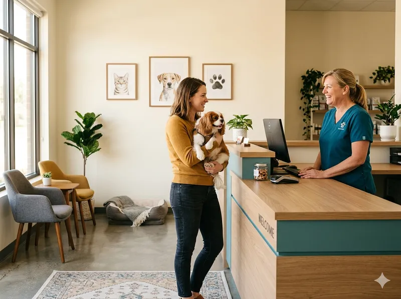 Receção e sala de espera da CVLS