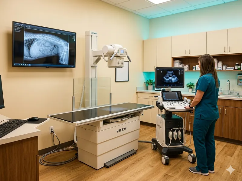 Equipamento moderno de diagnóstico na CVLS